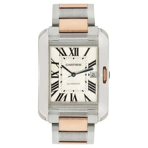 cartier tank gold bracelet|cartier tank anglaise gold.